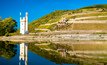 The Mouse Tower and Ehrenfels Castle in the Upper Middle Rhine Valley