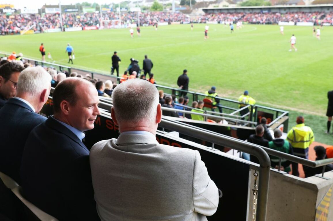 Gordon Lyons vows commitment to all sports as he attends first senior GAA game