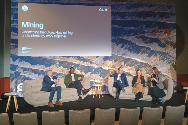 The panel for Unearthing the future: How mining and technology work together