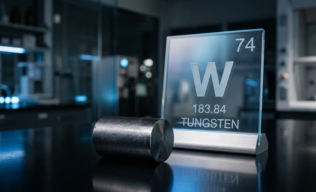 Amostra de tungstênio