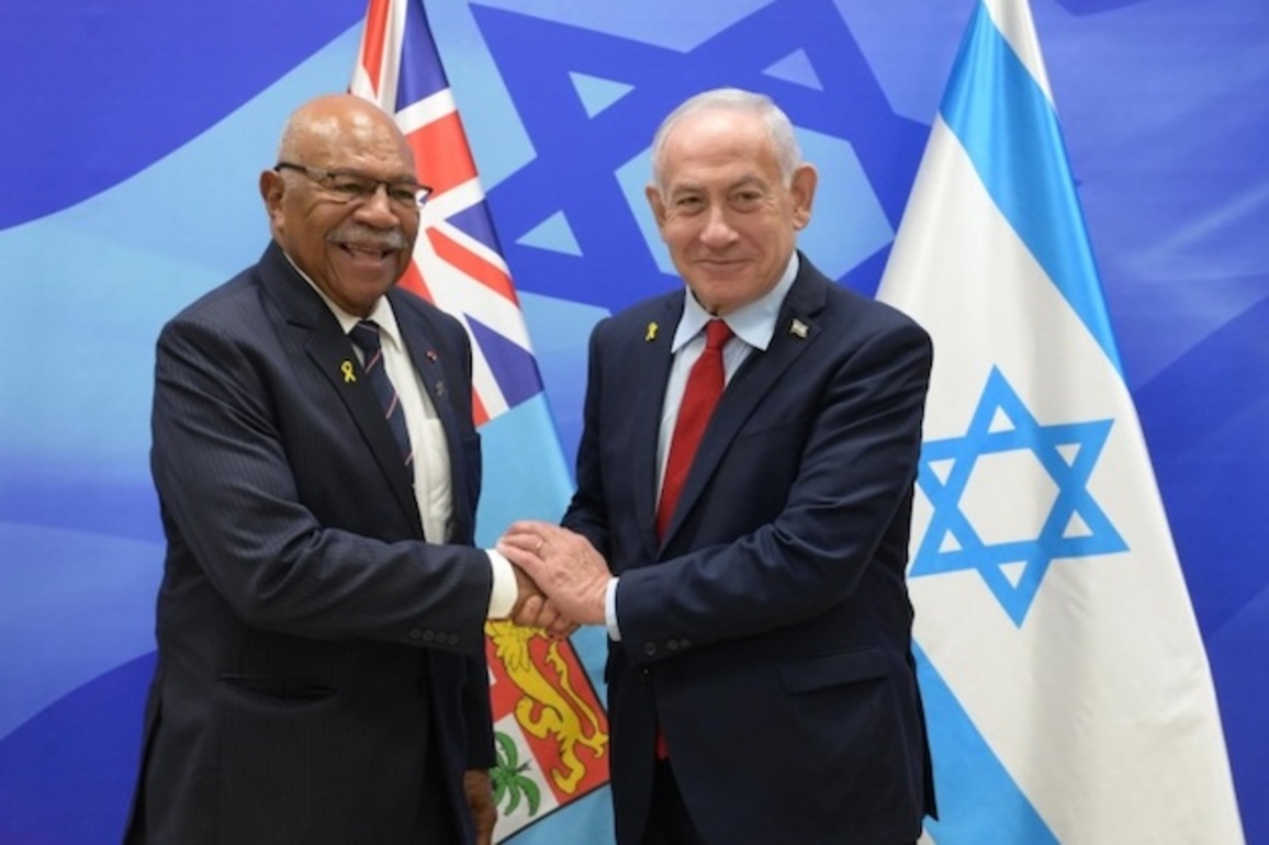 Amid Palestinian statehood furore, Fiji solidifies ties with Israel