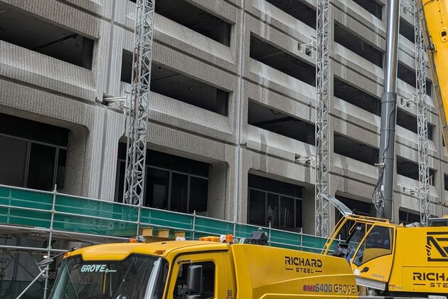 Former downtown DND building comes down for new residential tower