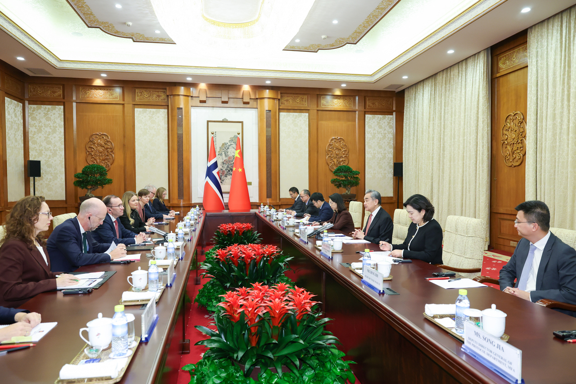 CHINA-BEIJING-WANG YI-NORWEGIAN FM-TALKS (CN)
