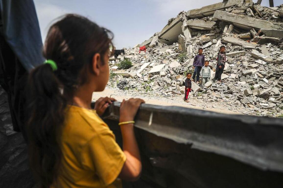 InPics | Gaza's children face unimaginable trauma on World Children's Day