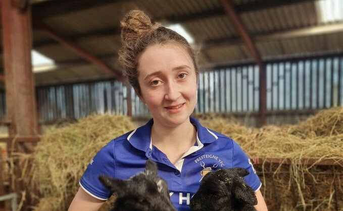 Sally Griffiths, 21, is a sheep farmer from Presteigne in Radnorshire