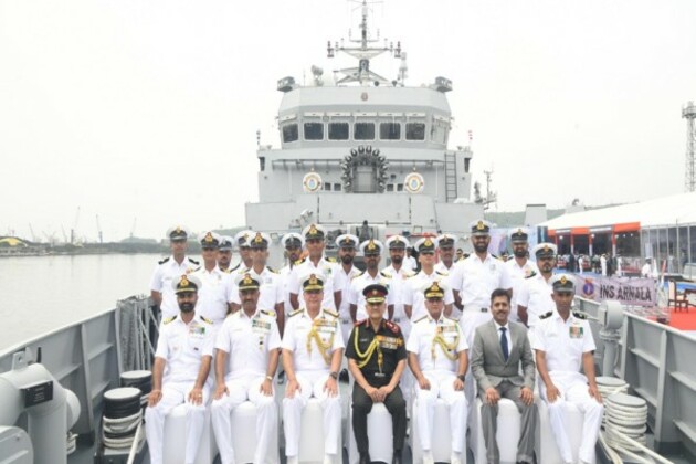 INS Arnala, India's first indigenous Anti-Submarine Shallow Water Craft, commissioned into Navy