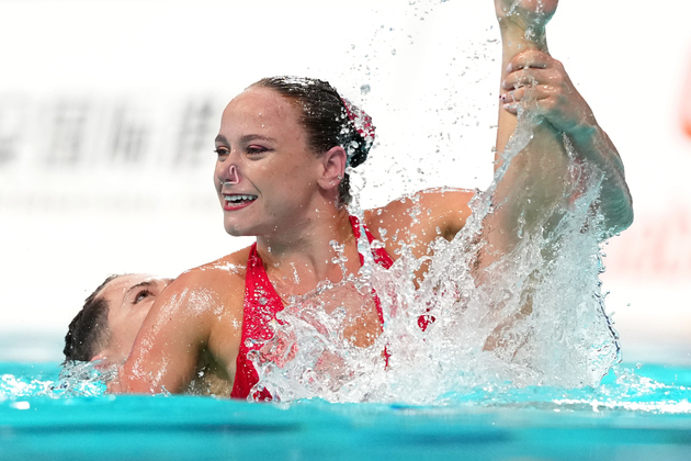(SP)CHINA-XI'AN-ARTISTIC SWIMMING-WORLD CUP-MIXED DUET TECHNICAL (CN)