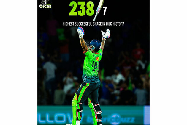 MLC: Hetmyer's last-ball six secures Seattle Orcas thrilling win over MI New York