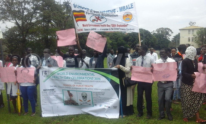 Muk students takes lead in sensitising public on tobacco smoking Muk students takes lead in sensitising public on tobacco smoking