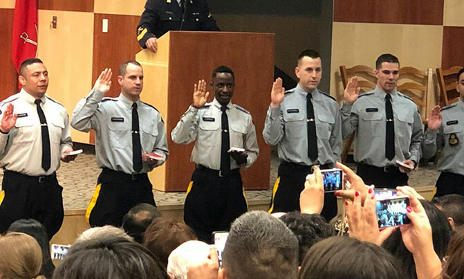 Ugandan shines in Canadian police Ugandan shines in Canadian police