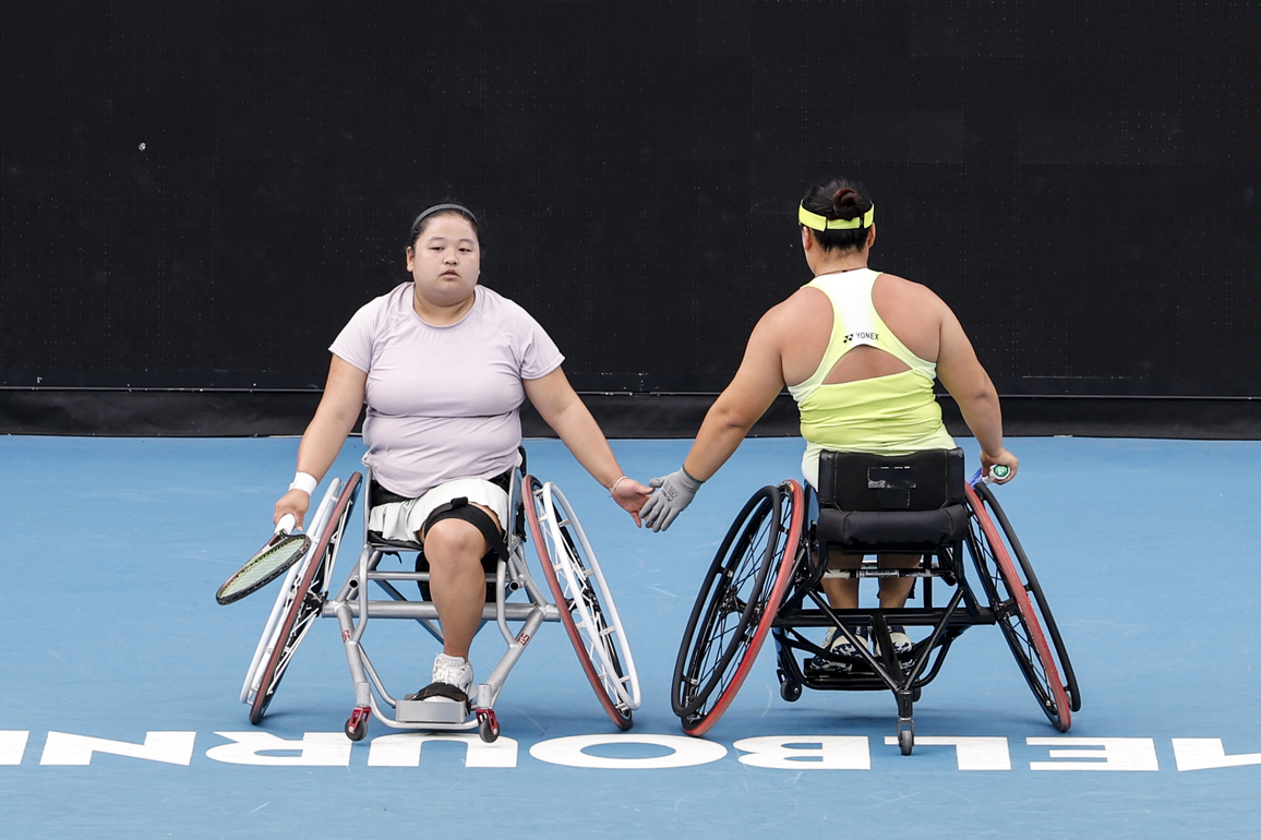 (SP)AUSTRALIA-MELBOURNE-TENNIS-AUSTRALIAN OPEN-WOMEN'S WHEELCHAIR DOUBLES-FINAL