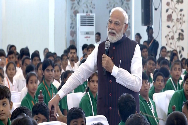 PM Modi interacts with children who overcame congenital heart conditions; emphasises maintaining good health through yoga, regular habits