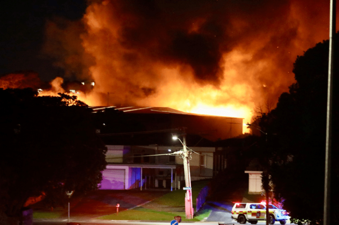 Cause of Auckland recycling plant blaze to be investigated at first light