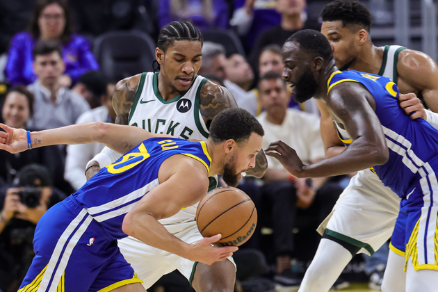 (SP)U.S.-SAN FRANCISCO-BASKETBALL-NBA-GOLDEN STATE WARRIORS VS MILWAUKEE BUCKS
