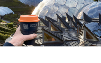 Bleinhem Palace and Eden Project install deposit return machines for coffee cups