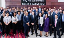 Representatives of Hancock Prospecting, Marubeni, POSCO, Epiroc and ASI Mining get together for Roy Hill fleet automation project signing