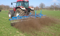 Mechanical weeding of cereals for conventional farmers
