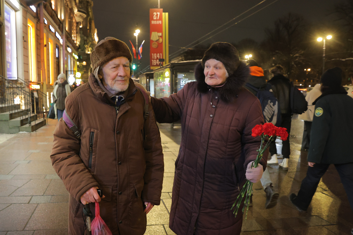 RUSSIA-ST. PETERSBURG- COMMEMORATION-SIEGE OF LENINGRAD