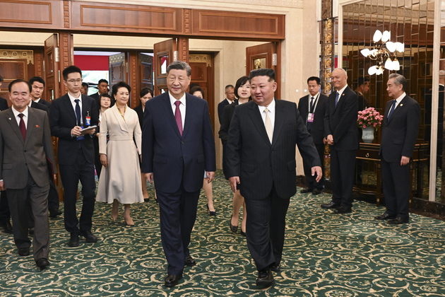 DPRK-PYONGYANG-CHINA-XI JINPING-KIM JONG UN-LUNCHEON