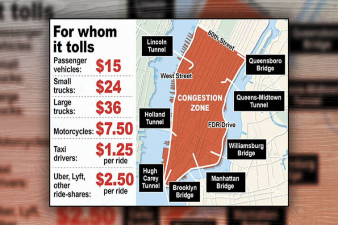NY governor makes case for Manhattan tolls in meeting with Trump
