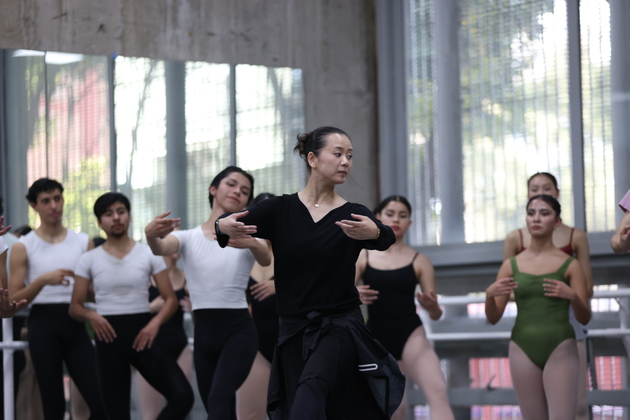 MEXICO-MEXICO CITY-NATIONAL BALLET OF CHINA-BALLET CLASS