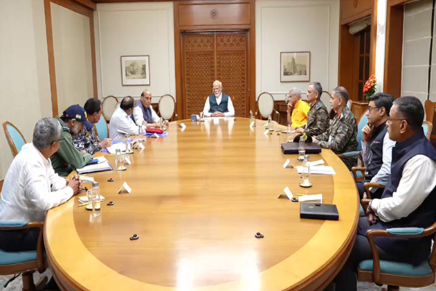 PM Modi holds meeting with Rajnath Singh, Jaishankar, NSA, CDS, service chiefs