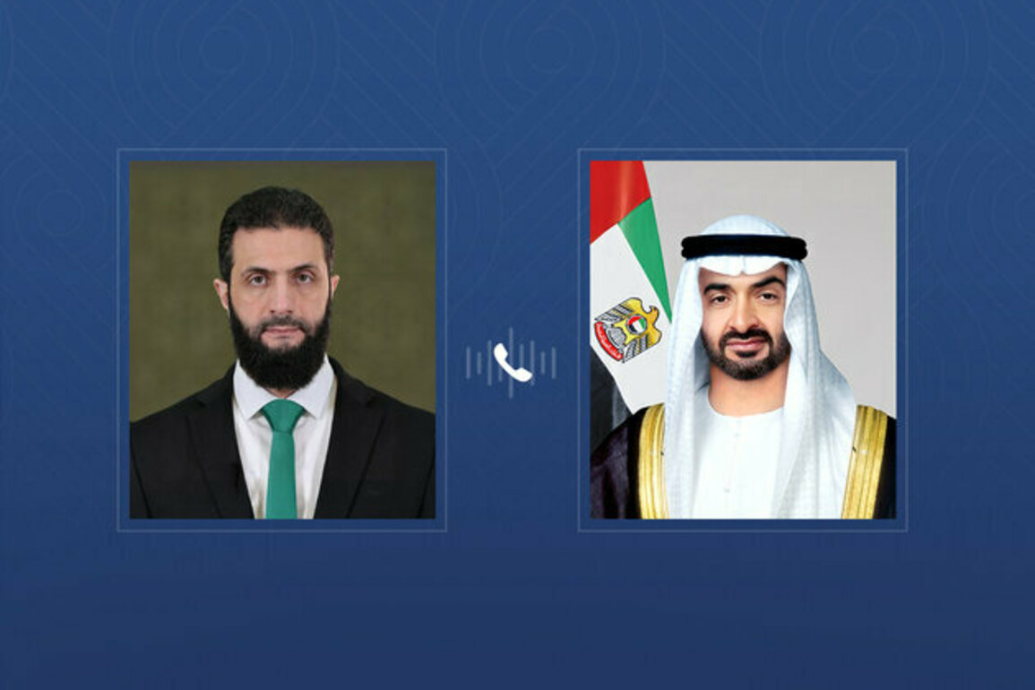 UAE President receives phone call from Syrian President