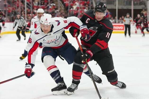 Hurricanes visit surging Capitals with first place on the line