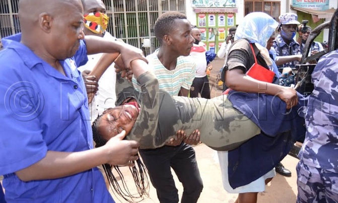 Riots in Kisekka Market area as traders protest Police deployment Riots in Kisekka Market area as traders protest Police deployment