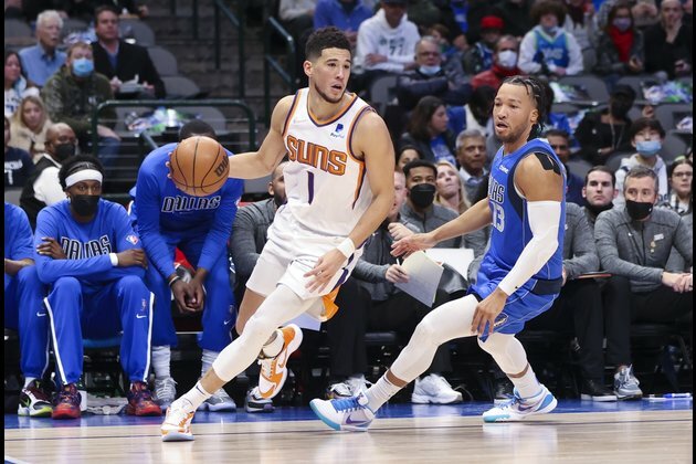 Surging Suns finish unbeaten road swing with win over Mavericks