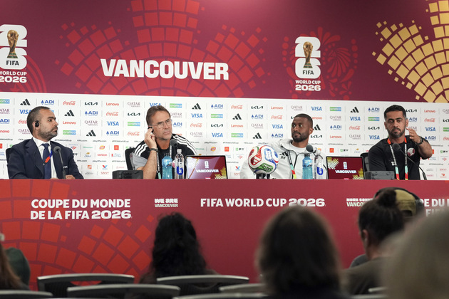 (SP)CANADA-VANCOUVER-FOOTBALL-FIFA WORLD CUP-PRESS CONFERENCE-QATAR