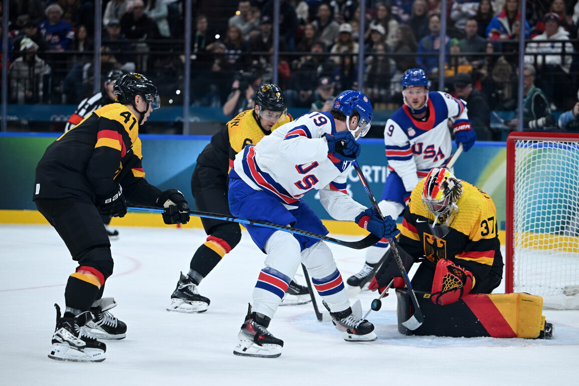 (MICO2026)ITALY-MILAN-OLYMPIC WINTER GAMES-ICE HOCKEY-MEN-PRELIMINARY-USA VS GER