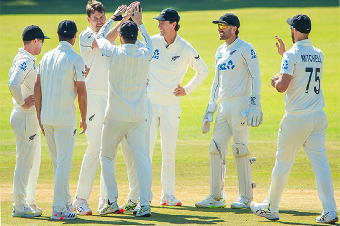 Tons by Conway, Rachin, Nicholls, historic bowling figures by Foulkes help NZ to a massive win over Zimbabwe in 2nd Test