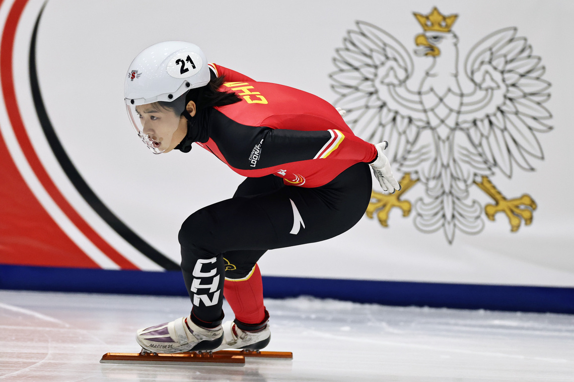 (SP)POLAND-GDANSK-SHORT TRACK SPEED SKATING-ISU WORLD TOUR-WOMEN'S 500M