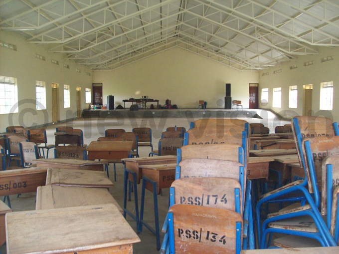 he new 501 seater main hall