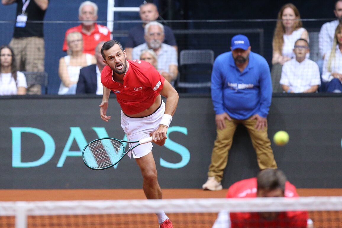 (SP)CROATIA-OSIJEK-TENNIS-DAVIS CUP-QUALIFIER-CRO VS FRA