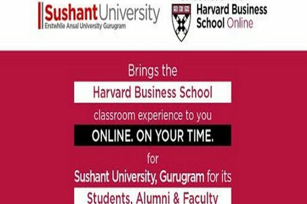 Sushant University collaborates with Harvard Business School Online