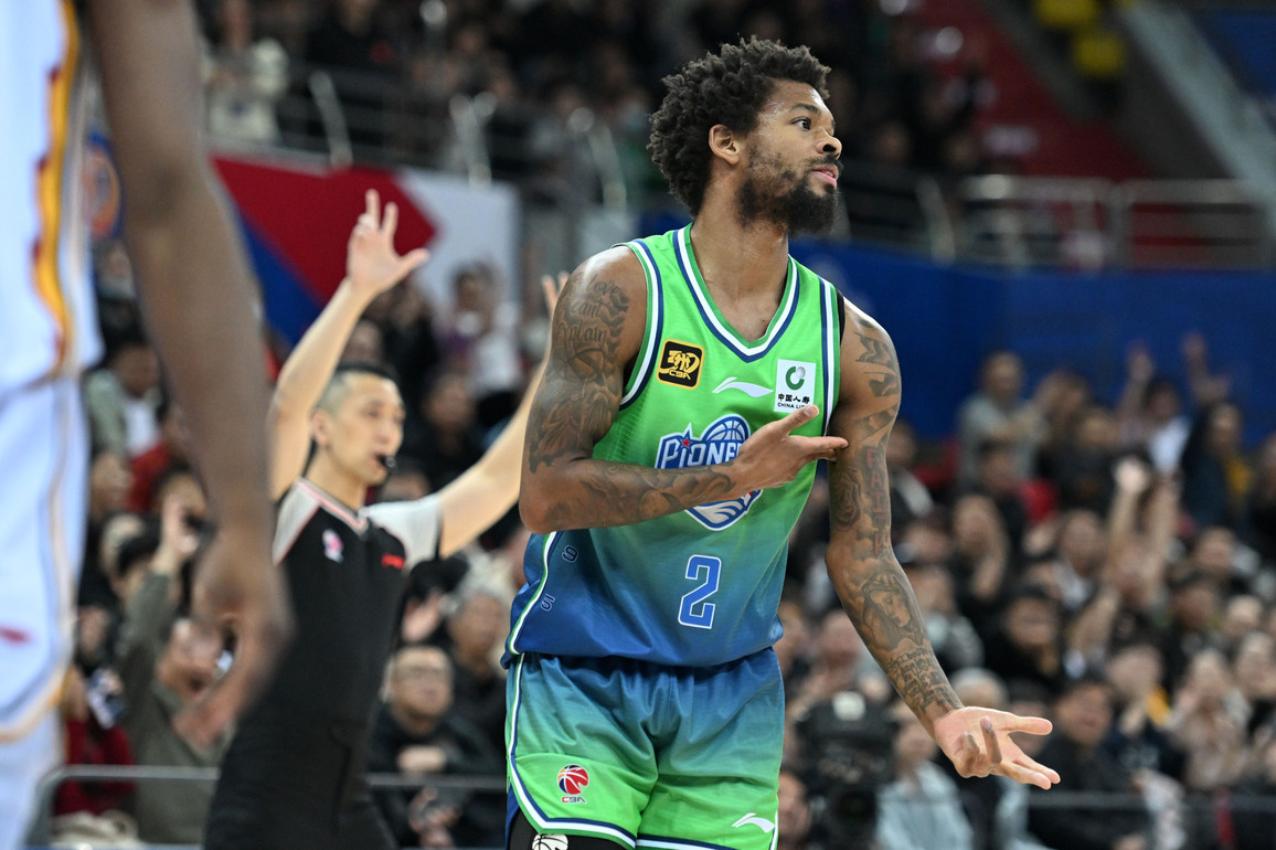 (SP)CHINA-TIANJIN-BASKETBALL-CBA LEAGUE-TIANJIN VS SHANXI (CN)