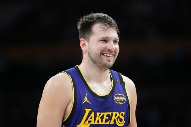 Report: Lakers G Luka Doncic (ankle) out vs. Bucks