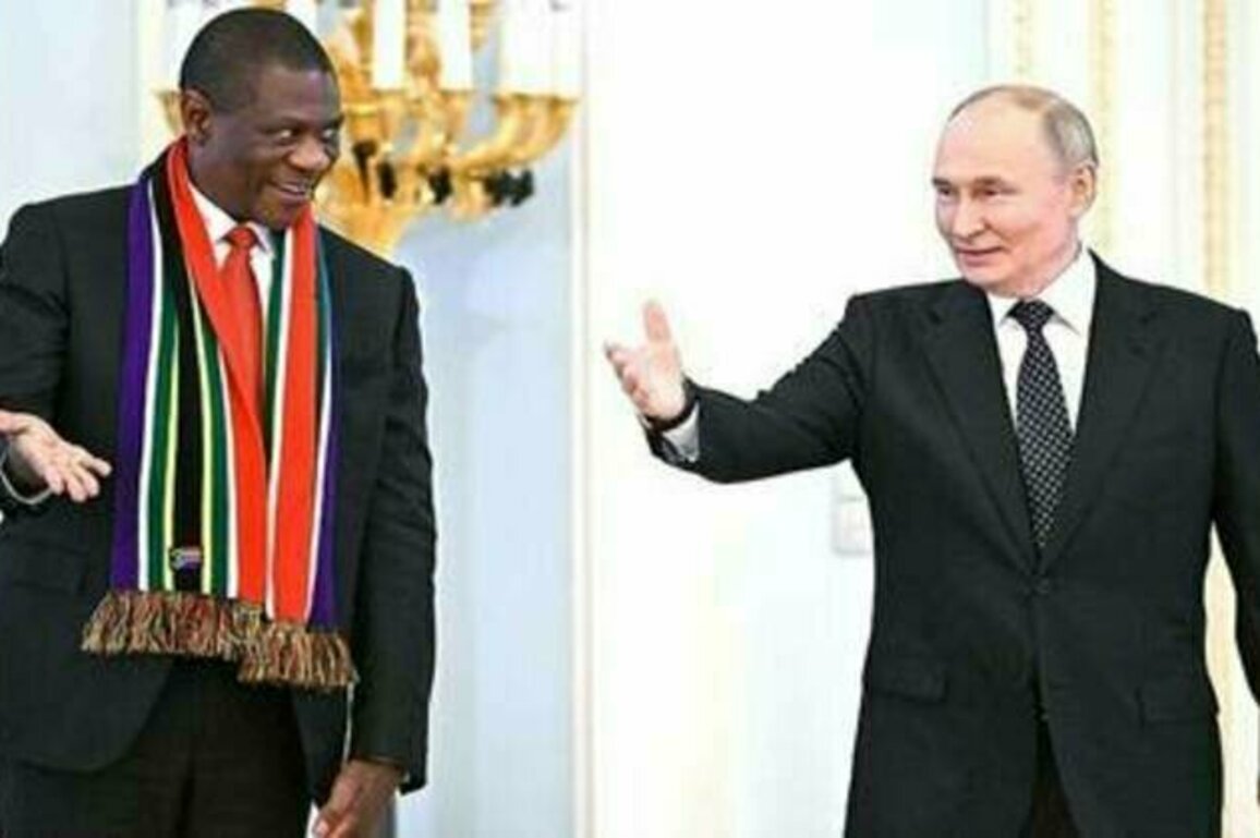 Putin comments on Russia-South Africa relations