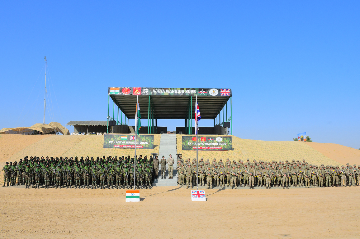 Ajeya Warrior-25: India-UK joint military training underway in Rajasthan