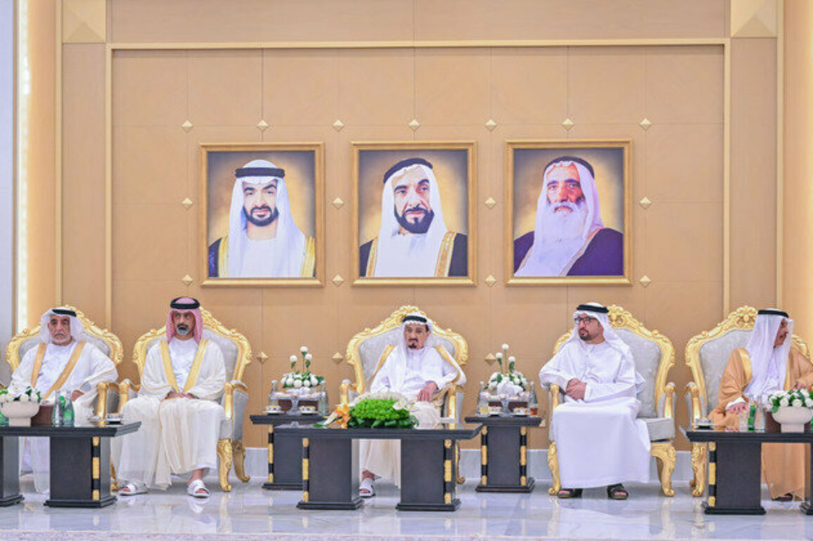 Ajman Ruler, Crown Prince receive Eid Al-Adha well-wishers