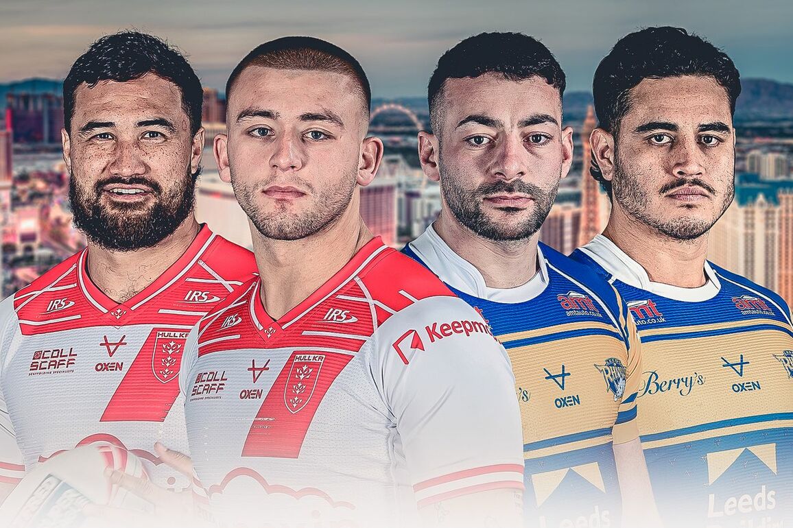 Hull KR and Leeds Rhinos to head to Las Vegas in 2026 as Super League representatives
