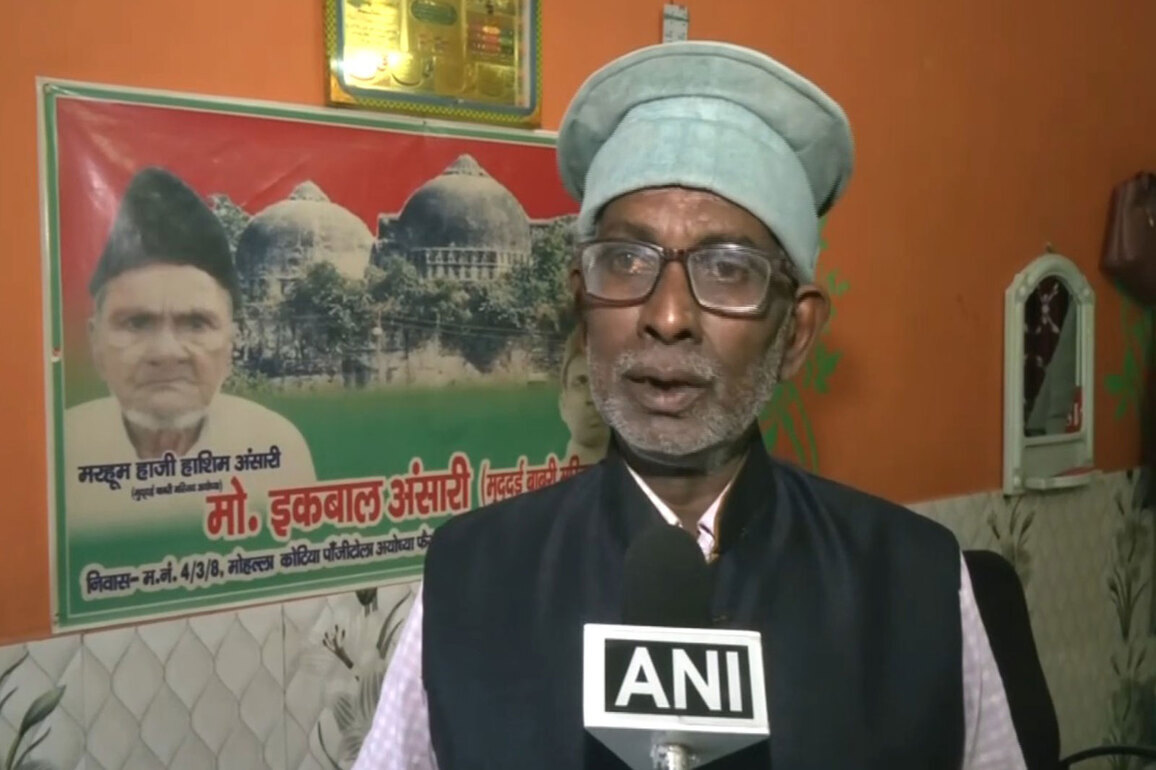 "Has given correct statement": Former Ayodhya litigant Iqbal Ansari backs UP CM Yogi