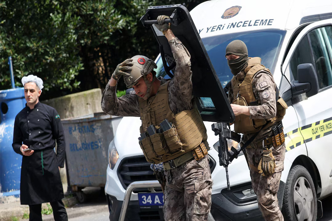 Three suspects shot dead as gunfire erupts near Israeli consulate in Istanbul