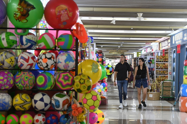 #CHINA-ZHEJIANG-YIWU-SPORTS GOODS-EXPORT (CN)