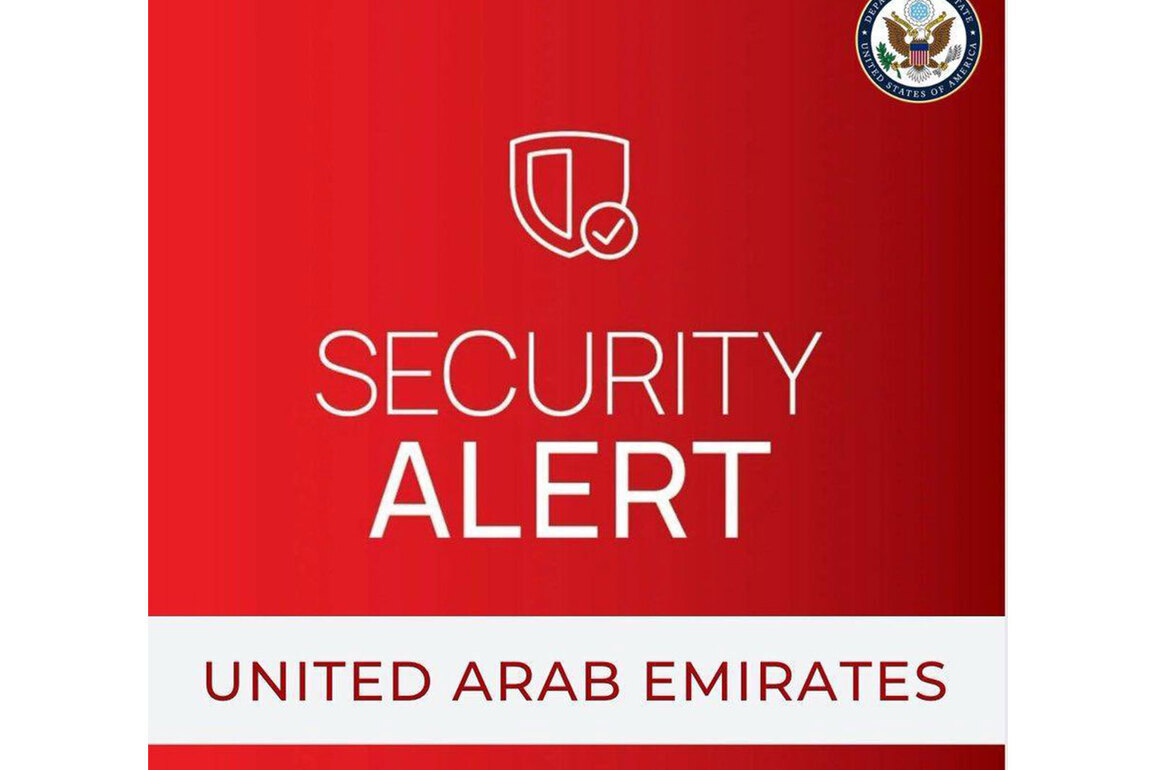 US Mission in UAE instruct staff to 'take cover' in wake of regional security situation