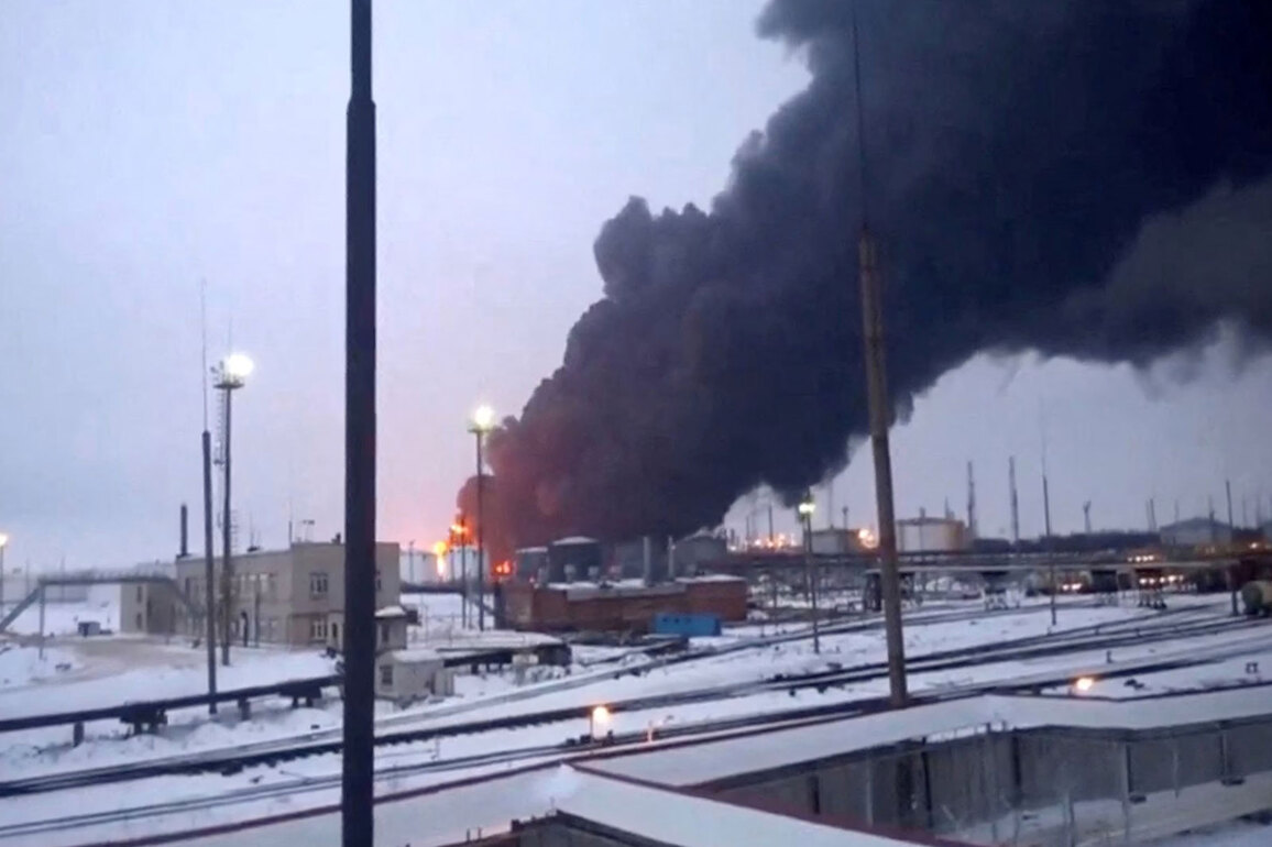 Ukrainian drones hit Russia's Kirishi oil refinery, fire sparked by debris