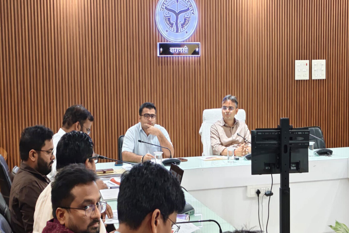 UP: Varanasi DM Satyendra Kumar reviews Jal Jeevan Mission projects, directs officials to meet deadlines