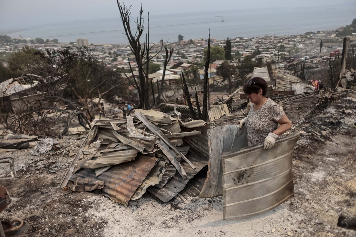 CHILE-BIOBIO-PENCO-FOREST FIRES-AFTERMATH